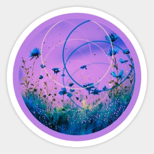 Whispers of the Enchanted Meadow Sticker